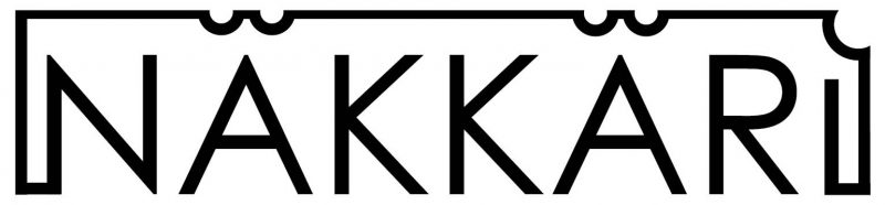 Näkkärin logo mustalla tekstillä ja valkoisella taustalla