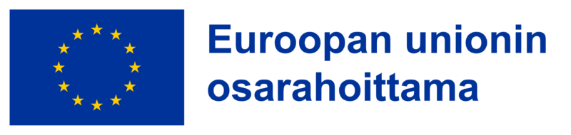 Euroopan Unionin osarahoittama. Logo.