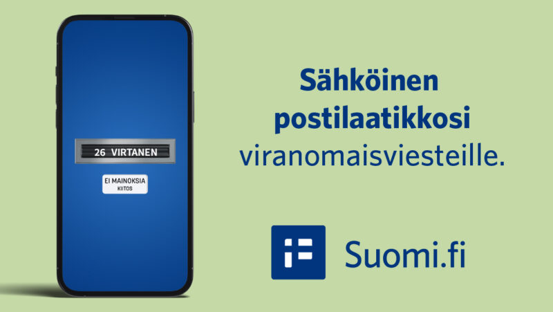 Sähköinen postilaatikko viranomaisviesteille. Suomi.fi-viestit