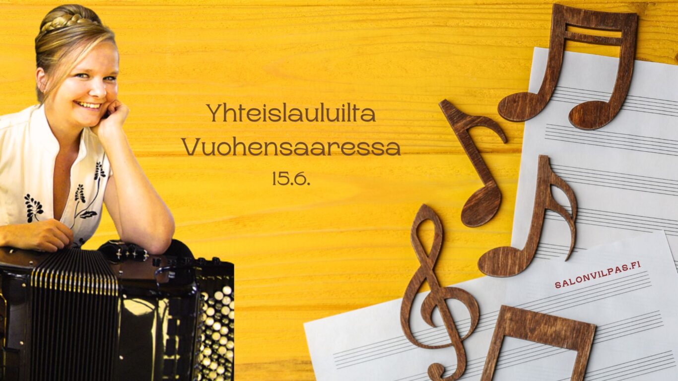 Yhteislauluilta Vuohensaaressa