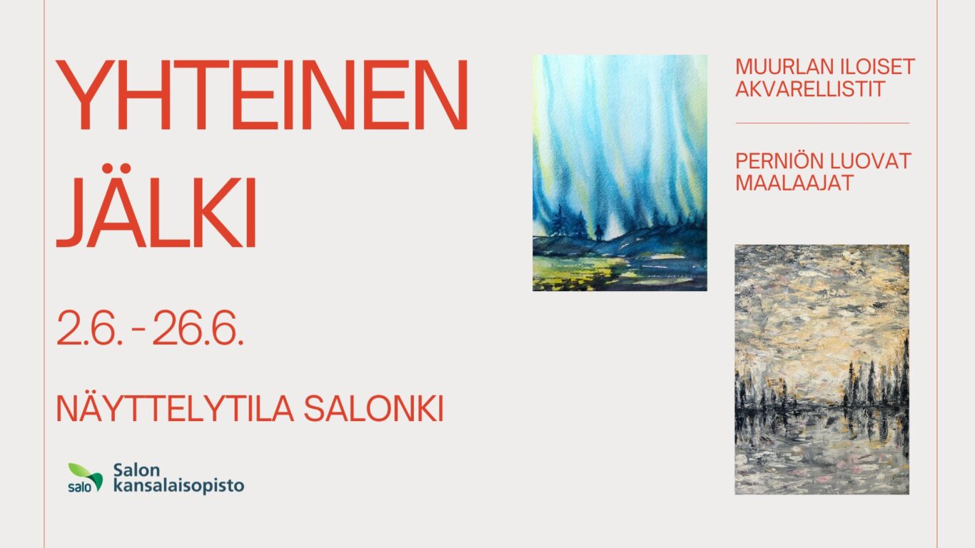 "Yhteinen jälki" -taidenäyttely pääkirjastossa