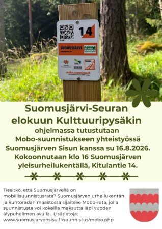 Kulttuuripysäkki Suomusjärvellä