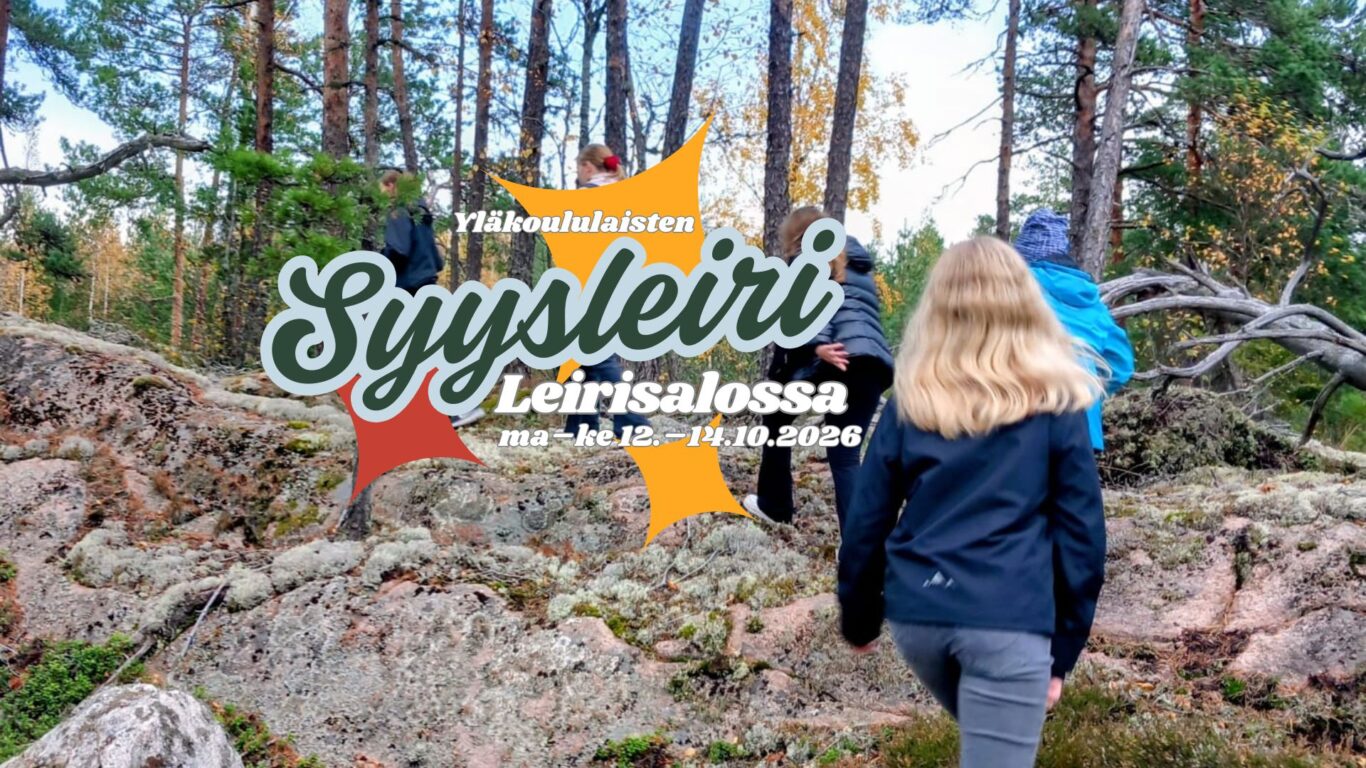 Yläkoululaisten syysleiri Leirisalossa
